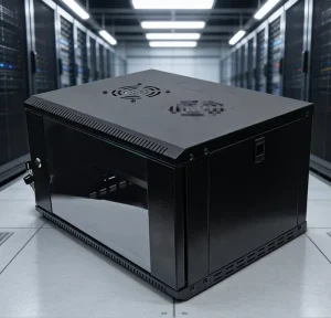 18U Wall Mounted Cold Rolled Steel Internet Cabinet 19 Inch Data Center Server Rack