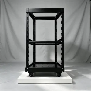 19 Inch 18U 520*1000*600mm 4 pillar Open Server Rack 600mm Deep SPCC Cold rolled Steel Powder Coated Network Rack Cabinet Mobile
