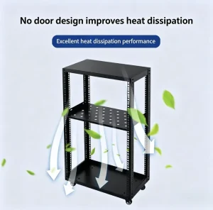 19 Inch 4 pillar Open 27U 520*1400 *600mm Server Rack 600mmDeep SPCC Cold rolled Steel Powder Coated Network Rack Cabinet Mobile