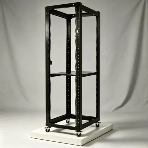 19 Inch 4 pillar Open 42U 520* *600mm Server Rack 600mm Deep SPCC Cold rolled Steel Steel Powder Network Rack Cabinet Mobile