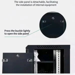 19 Inch *600*1000mm 2.0m DeepFloor Standing Server Cabinet SPCC Cold rolled Steel Plate Material Data Center Network Cabinet