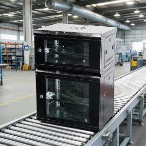 19 Inch Cold Rolled Steel 9U Server Rack Cabinet 600 x 600 x 500mm