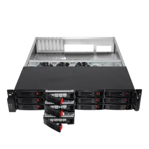 19 Inch Industrial Rackmount Server Chassis 12 Bay Hot Swap ATX 2U Good Quantity in Stock