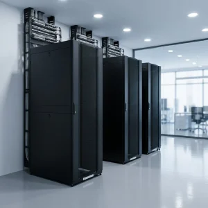 19-Inch Network Server Rack 18U-60U Server Cabinet with Flat Packing and 1500kg Load Capacity