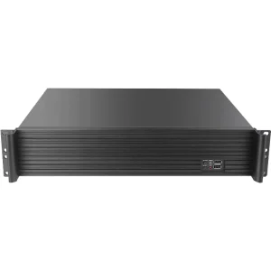 19 inch 2U Rack Server Chassis 350 Deep Aluminum Alloy Panel with Fan M ATX ATX Power Supply in Stock
