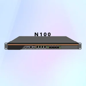 1U 10Gbps 4-NIC Ubuntu Router Rack Server 10GbE Mini PC SFP Rackmount N150 N200 N305 N355 N100 Firewall