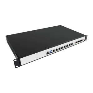 1U Rackmount Firewall Appliance with Core I5 Processor 8 Gigabit LAN 4 Port 10G SFP+ Network Security Server