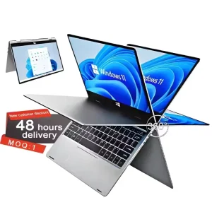 2 in 1 11.6 Inch Touch Screen US Layout Quad Core 360 Rotating 6GB RAM 512GB SSD Intel N4020 Laptop with Dual Dedicated Graphics