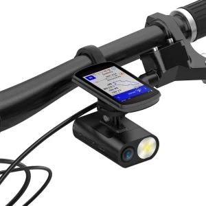 2 in 1 Bike Computer Extension Mount Compatible with Road Bike Varia Front Light and Saddle Bracket Holder