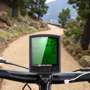 20-Function Wireless Road Bike Computer with LCD Display, ANT Sensor, Odometer, and Stopwatch