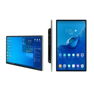 21.5 27 32 43 Inch Industrial All in One PC Monitor Narrow Bezel Full HD Resolution Capacitive Touch Screen Serial Interface