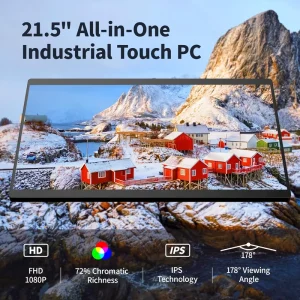 21.5 Inch All-in-One Android 12 Touchscreen Industrial Panel PC Wall Mount RK3399 4GB RAM 64GB ROM 1920×1080 IPS