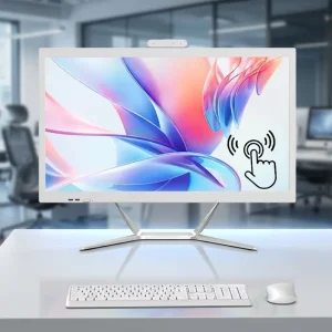 21.5″ Touch Screen Slim Desktop PC All in One Core i5 4430 8GB 128GB SSD Design All in one Laptop Computer Business Computer