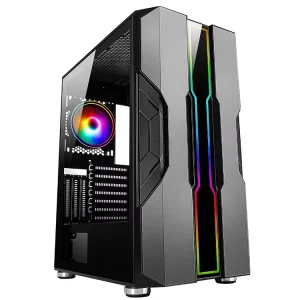 225-06 Glass Gaming PC Case with USB 3.0 Front Ports