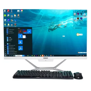 23.8 Inch All in One Desktop Core I7 7820HK Barebone New DDR4 Gaming PC Win10