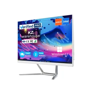 23.8 Inch Borderless All-in-One Desktop PC Intel Core i5 Dual Core 512GB SSD with Camera for Home and Business