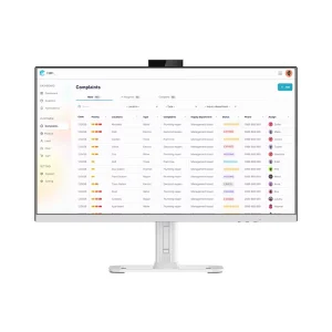 24 27 Inch All-in-One Desktop Computer Flat Screen Intel Core I3 I5 I7 Optional Graphics Card