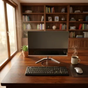 24″ All in One Desktop PC Intel Core I5 Windows 10 IPS LCD Display USB VGA Ports Business Use Computer