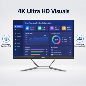 24 Inch All-in-One PC I5 I7 AIO Desktop Computer Integrated Cloud Platform 3-Year Warranty for Education Smart Classroom