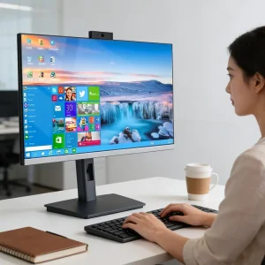 24 Inch Computer Set All in One PC Gaming 6th Core I5 23.8 Inch AIO PC Computers