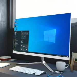 24 Inch FHD All-in-One Desktop Computer 6th Gen Intel Core i5 Dual Core Monoblock Business PC DDR3 RAM Home Use
