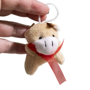 24 Pcs Mini Animal Plush Keychain Soft Stuffed Toy Pendant for Christmas Giveaway