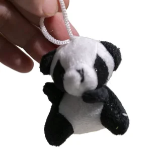 24 Pcs Mini Stuffed Animal Keychain Set Plush Bag Pendant for Teens