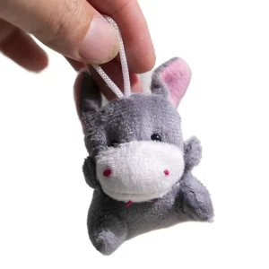 24-Piece Mini Animal Plush Keychain Set