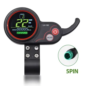 24V 36V 48V 60V Waterproof Multi Voltage Electric Bike Speedometer Wired Digital Odometer Stopwatch Bicycle Computer Accessories