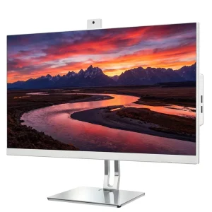 27 Inch All-in-One PC Built-in Camera Aluminum Alloy Adjustable Pedestal with Keyboard and Mouse