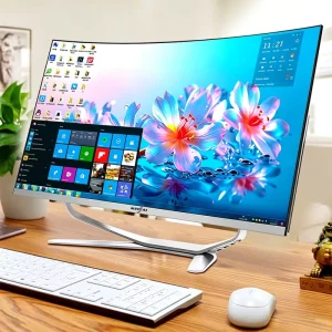 27 Inch All in One PC Core I7 16GB RAM 512GB SSD OEM AIO Desktop Computer Monoblock LCD Display for Gaming