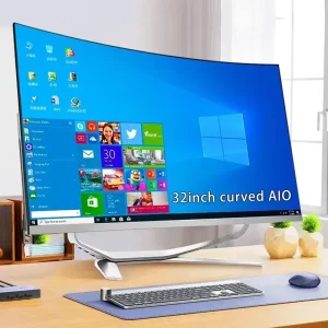 27 Inch All in One PC Core i7 16GB RAM 512GB SSD OEM AIO Desktop Computer Monoblock with UPS Battery