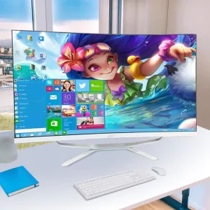 27 Inch Curved Screen Gaming All-in-One PC I5 8GB 256GB SSD Desktop Computer GTX1050Ti GTX1660S Optional