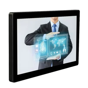 27 Inch Intelligent Fingerprint Industrial Touch Monitor GPS WIFI 1080P Microphone for Medical Industrial Computer Accessory