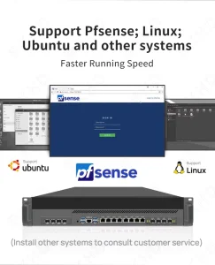 2U B760 Rackmount Firewall Server LGA1700 with 3 6 8 I226 2.5G LAN and 10G SFP Network Appliance