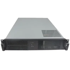 2U Industrial ATX Horizontal Server Rackmount Chassis with 8 x 3.5-inch HDD Support and Fan