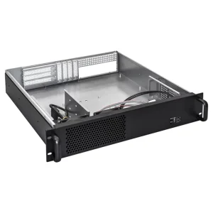 2U Mini-ITX Server Case Full-Height Horizontal Rackmount Industrial Control Chassis 450mm Deep