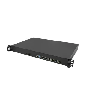 2x SFP 10Gb Core i3/i5/i7 1U Router Server 6x RJ45 LAN Firewall Network Security Appliance pfSense Rack Mount AES-NI