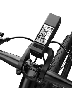 3-in-1 USB-C LED Bicycle Computer Light with LCD Speedometer and Horn
