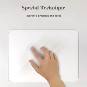 3.0mm Gaming Mouse Pad Toughened Glass Material Smooth Surface Edge Anti slip Washable Glass Mousepad Fast Shipping Packed Well