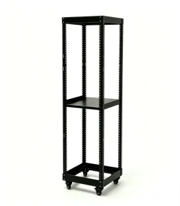 37U 520*1800*600mm 19-Inch 4-Post Open Server Rack SPCC Cold-Rolled Steel Network Rack