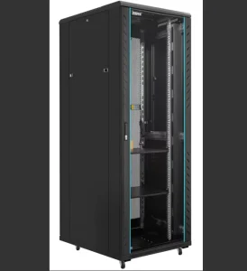 37U Floor Standing Network Cabinet 19 inch Network and Telecommunications Cabinet Server Rack