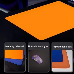 450*400mm Custom New Material Super Non slip PORON FOAM Gaming Mouse Pad Narrow Stitched Edge Poron Foam Gaming Mouspad Mat