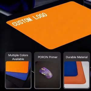 450*400mm Custom New Material Super Non slip PORON FOAM Gaming Mouse Pad Narrow Stitched Edge Poron Foam Gaming Mouspad Mat