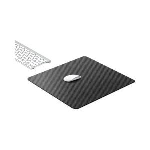 450×400 Matte Black Waterproof Durable Gaming Mouse Pad with Custom Logo Carbon Fiber Designed
