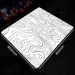 450x400mm 3mm Tempered Glass Gaming Mouse Pad FPS Speed Precision Large Waterproof in Stock