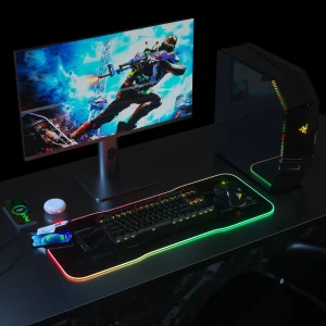 45W Fast Wireless Charger Mouse Pad Mat Gaming Mouse pad for Gaming Table gaming Lovers