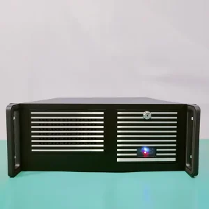 4U Aluminum Alloy Panel Deep ATX Full Tower Computer Case with USB Front Port and Seven Full-Height Expansion Slots