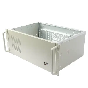 4U Industrial Control Aluminum Case 300mm Deep with Seven Slots, ATX Motherboard and Power Supply