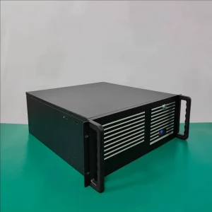 4U Industrial Control Aluminum Front Panel Computer Case 450mm Deep ATX Workstation Rackmount Server